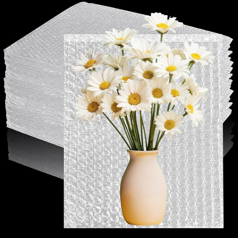 AODESTINY 25Pcs Large Bubble Pouches, 16” X 20” Clear Bubble Pouch Wrap Bags for Packing, Double Walled Moving Supplies Bubble Bags Wrap for Fragile Dishes China Plates, Bubble out Bags for Shipping Moving - Image 1